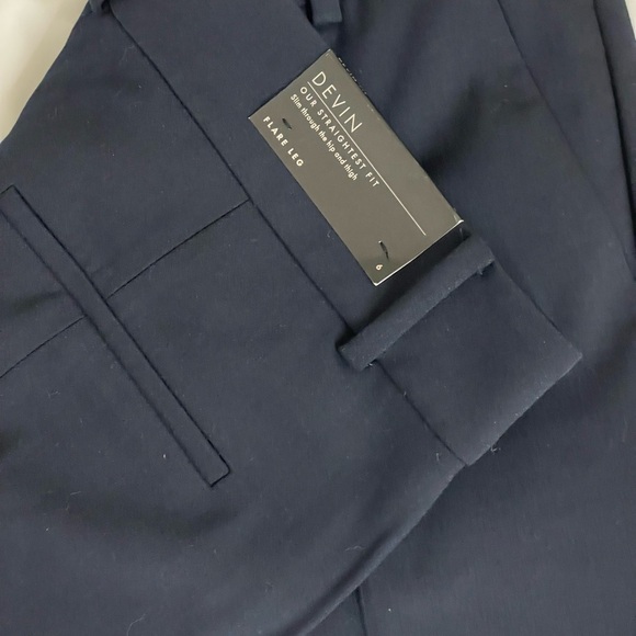 NWT Ann Taylor Devin Trousers, Navy, Size 6 - Picture 7 of 10